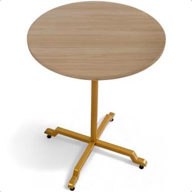 Imagem de Mesa de Canto Redonda Decorativa Mesa Lateral Valência - Loja da Isa, 