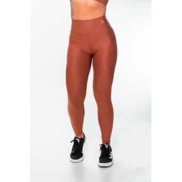 Imagem de Calça Legging Feminina Extra Power Marrom Cacau Academia - Chiclé moda