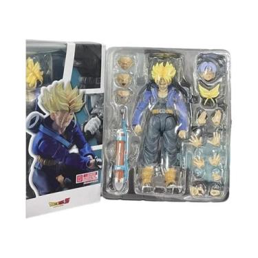 Imagem de Figura De Ação Future Trunks Dragon Ball SHF Saiyan Brinquedo De Anime