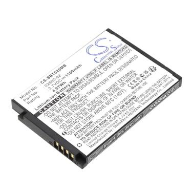 Imagem de MAUSOCELA Bateria de substituição para BabyPhone de 1100 mAh, para Baby Touch 02000, Baby Touch 02004, Best View 28030, Best View 28034, Best View 28035, SecureSight 02040, SecureSight 02044, Slim