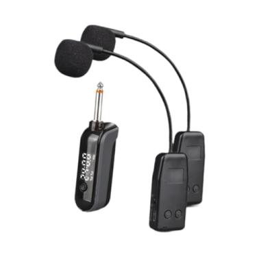 Imagem de oshhni Microfone para instrumento, captador para violino, de microfone fácil de usar para violino, violoncelo, guitarra e sistemas ativos de viola, 2 Unidades