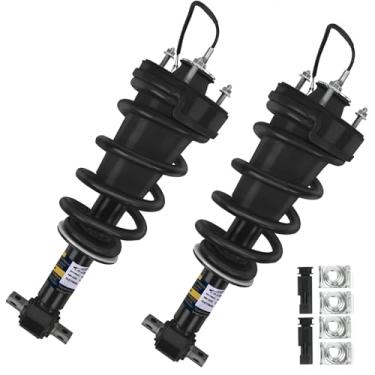 Imagem de GJDRIVER Conjunto de amortecedor dianteiro de 2 peças - Compatível com Chevy Tahoe Suburban Silverado 1500 2015-2021, GMC Yukon Sierra 1500, Cadillac Escalade - Substitui 84176631, 84977478