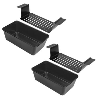 Imagem de XUOHEAD Pacote com 2 formas de bolo de carne com bandeja de drenagem, forma antiaderente para assar carne, pão, bolo de carne de peru, reduzir gordura e manter saudável, 22 x 12 cm