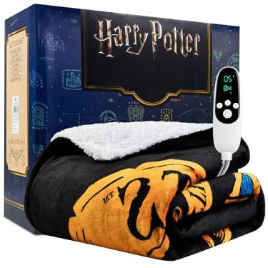 Imagem de Get Trend Cobertor elétrico Harry Potter (Harry Potter preto, Twin EUA)