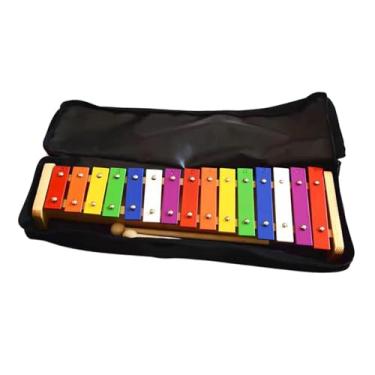 Imagem de Esquirla Xilofone Arco-íris de 15 Notas, Instrumento Musical Colorido para Crianças, Educativo