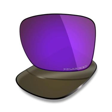 Imagem de Mryok Lentes de reposição para óculos de sol Costa Del Mar Mainsail, HD Polarized, proteção UV, resistente a impactos e ajuste perfeito, Plasma roxo espelhado, One Size
