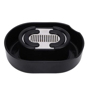 Imagem de Luqeeg Limpador manual de enxágue de barbear, limpador de ferramentas de barbear, acessório portátil de limpeza para economia de água para aparador de barba, suporte de armazenamento, acampamento