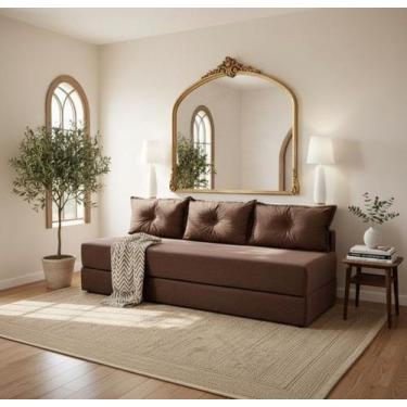 Imagem de Sofá-cama Marrom 3 em 1 Sofanete - Ortobello