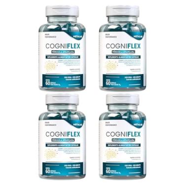 Imagem de Kit Com 4 Potes De Suplemento Cogniflex Metalab – Colina, Vitaminas Do Complexo B, Zinco, Magnésio E Proteína