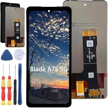 Imagem de Yuxyiony Nova tela de substituição para ZTE Blade A75 5G tela de reparo de tela LCD e acessórios de ferramenta de substituição.