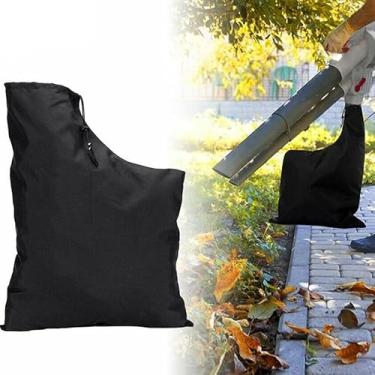 Imagem de Bolsa de armazenamento para soprador de folhas, bolsa de coleção de folhas com cordão, serve para a maioria dos sopradores de folhas a vácuo