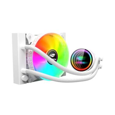 Imagem de Water Cooler Gamer C3Tech FC-W120WHRGB Branco 120mm com Iluminacao RGB, refrigerado a Agua, Compativel com Processadores Intel e AMD