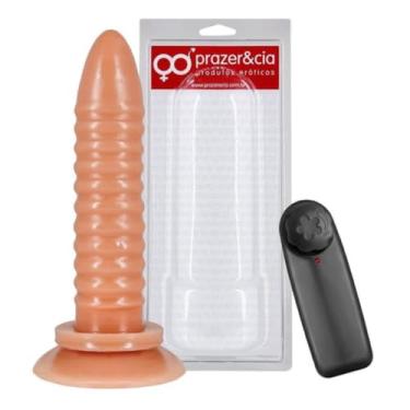Imagem de Prótese Com Vibro E Ventosa 16,5 X 3,6Cm Dildo para Iniciantes e Prazer Duplo PARCVBG