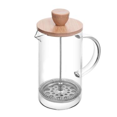 Imagem de Cafeteira Francesa 600 Ml Em Vidro E Tampa De Bambu Wolff