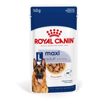 Imagem de Ração Úmida Maxi Adult para Cães Adultos de Porte Grande Royal Canin 140g