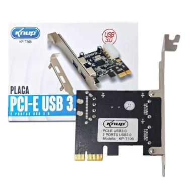 Imagem de Placa Pci-e Usb 3.0 Compatível Com Windows E Linux Kernel