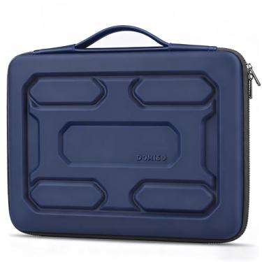 Imagem de Capa protetora para laptop de 17” DOMISO, com alça, à prova de impactos, à prova d'água, de EVA, para ZBook Fury G8 17,3”/MSI GS73VR Stealth Pro/HP Envy 17”/LG Gram 17”/ROG Strix GL702VS (azul-escura)