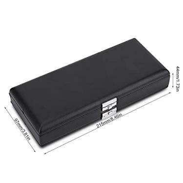 Imagem de RiToEasysports Caixa de Palheta de oboé de Madeira para Palhetas de 40 Peças, Soquetes de Tecido Macio Protetor, Furos Respiráveis, Elegante Estojo de Couro Preto PU, Oboísta Essencial
