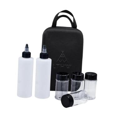 Imagem de menolana Kit de temperos portátil para camping, com organizador de molhos e condimentos, bolsa para armazenamento de temperos, frascos dispensadores de óleo e, Style a