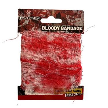 Imagem de Bandagem Sangue Faixa Bloody Bandage Decoração Festa Zombie - sm decor