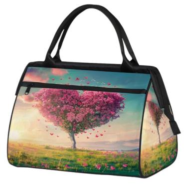 Imagem de Bolsa feminina floral Paisley étnica retrô pequena para o fim de semana para mulheres e homens, bolsa esportiva leve para academia, Cor: 56 cm, 15.2*8.3*11.6 inch, Moderno