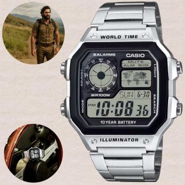 Imagem de Relógio Casio Masculino Digital Preto AE-1200WHD-1AVDF
