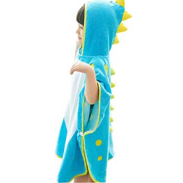 Imagem de Maleroads Toalha de banho de algodão macio para bebê toalha de praia roupão de banho para crianças