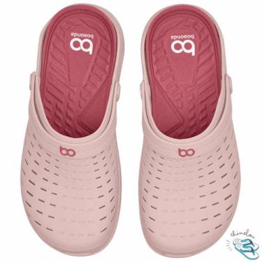 Imagem de Sandalia Chinelo Babuche Feminino Kin Boaonda Palmilha Removível, Rose