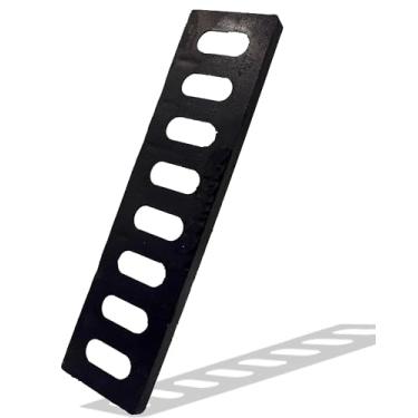 Imagem de DuuMuut Grelha de Drenagem de Ferro Fundido, Tampa de Drenagem Externa 20X12, Grelha de Canal Classe C250, Grelha de Esgoto Durável e Resistente, Grelha de Drenagem Retangular Pret (20X12-Carga 19800