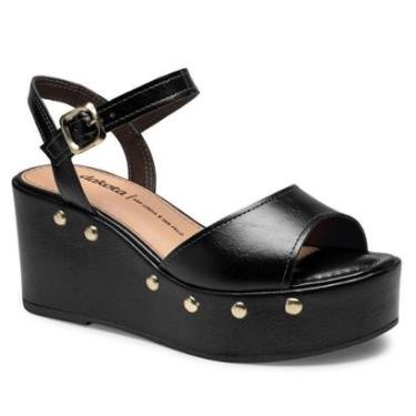 Imagem de Sandália Dakota Anabela Y9542 Feminino Preto-Feminino