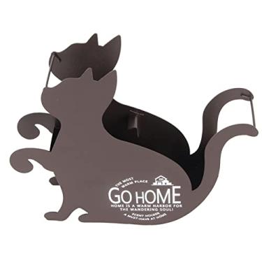 Imagem de Suporte de bobina de incenso em forma de gato, metal decorativo, bobina de ferro, suporte para queimador de incenso para decoração de escritório doméstico, queima segura, durável, (T106)