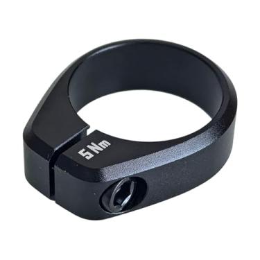 Imagem de Dynwave Abraçadeira de canote de selim para bicicletas de 30,4 a 31,6 mm, profissional, com liberação rápida, em liga de alumínio, para bicicletas de estrada.