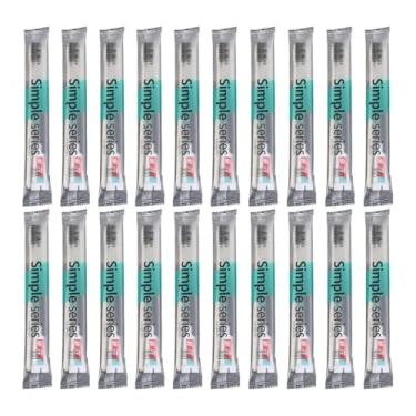 Imagem de Escova De Dentes De Viagem - 20 Peças Com Pasta De Dentes Para Higiene,Escova De Portátil - Para Viagens Casa De Banho De Visitas Hotéis Escolas E Cuidados Em Férias