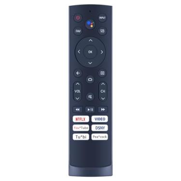 Imagem de Novo controle remoto de substituição de voz ERF3A90 aplicável para Smart TV Android Hisense 4K 55U7G 55U8G 55U78G 65U7G 65U8G 65U78G 75U7G 75U78G 75U9DG
