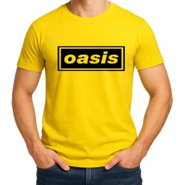 Imagem de Camisa Camiseta 100% Algodão Masculina Feminina Banda de Rock Oasis MD