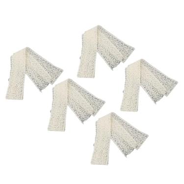 Imagem de Hyuduo Fita de Renda 5 Rolos 2 Jardas Vintage Poliéster Guarnição para Decoração de Casamento Artesanato Projetos de Costura Elegante Fita Decorativa Bege