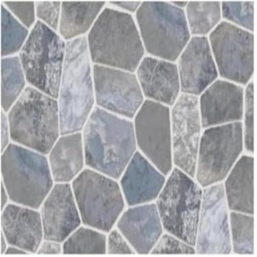 Imagem de Papel de Parede 5MX45CM PVC Pedras Cinzas