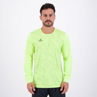 Imagem de Camisa Topper Goleiro Classic III Manga Longa Verde, M