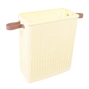 Imagem de Zerodis Cesto de Roupa Suja Fino, Cestos de Roupa Suja de Armazenamento de Banheiro de Estreitos Pp Com Alça para Dormitório de Fino, Pano Sujo Dobrável (Sem rodas)