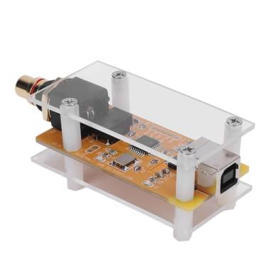 Imagem de AUNMAS Placa de Som USB para Conversor de Adaptador Coaxial Sinal de Saída Digital de Alta Resolução, Placa de Som USB PCM2706C Com Oscilador de Cristal Ativo para Qualidade de áudio Aprimorada,