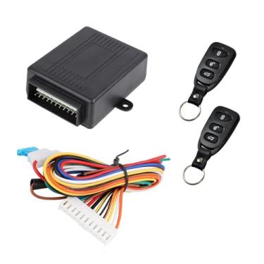 Imagem de Sistema de entrada sem chave de fechadura de porta de 12 V com 2 controles remotos, kit central de controle remoto universal para carro