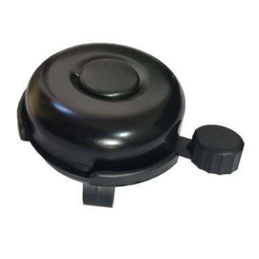 Imagem de Campainha de bicicleta universal – Sino de guidão de bicicleta com som nítido (ajuste universal de 2,2 cm) para MTB, bicicletas de estrada - preto