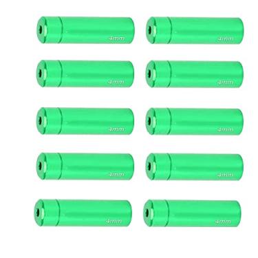 Imagem de Zerodis Tampas de Extremidade do Cabo de Bicicleta de Liga de Alumínio Usinadas CNC, 4 Mm, Conjunto de 10 Peças para Tubos de Hardware de Bicicletas de Estrada e Montanha (#2)
