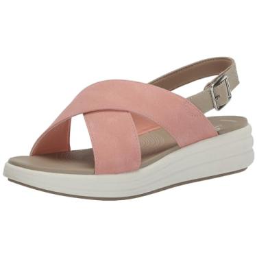 Imagem de Clarks Drift Sun feminino, Sintético pêssego, 38