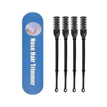 Imagem de Kit De Aparador De Pelos Do Nariz Manual De Dupla Cabeça Para Homens E