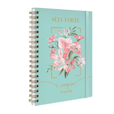 Imagem de Agenda Planner Permanente Opulence Seja Forte e Corajosa Turquesa