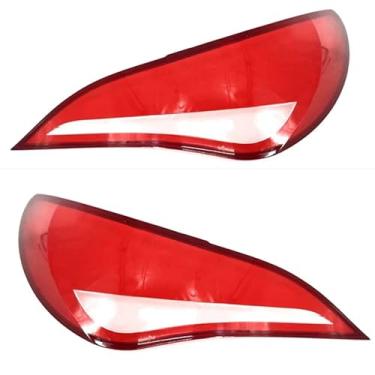 Imagem de Compatible For Benz CLA 2013 2014 2015 2016 Taillight Shell Tail Lamp Cover Rear Light Lampshade Turn Brake Signal Mask Car Accessories(Left and Right 2 Pcs)