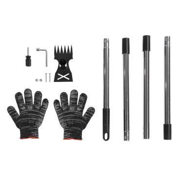 Imagem de Ferramenta Extrator de Ervas Daninhas, Ferramenta Manual de Remoção de Ervas Daninhas de 60 Polegadas Com Alça Longa, Ancinho de Ervas Daninhas de Mão 2 Em 1, Enxada de Jardim