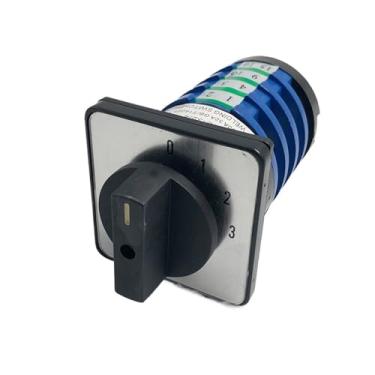 Imagem de HTNAFONI Interruptor de botão KDHC-32/4-3 para interruptores elétricos rotativos de troca de máquina de solda, 4 polos, 0-3 posições, contato prateado, 1 peça (personalizado)