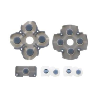 Imagem de Pads De Borracha Condutiva Para Controle PS5 PS4 pro Slim PS3 PS2 Conj